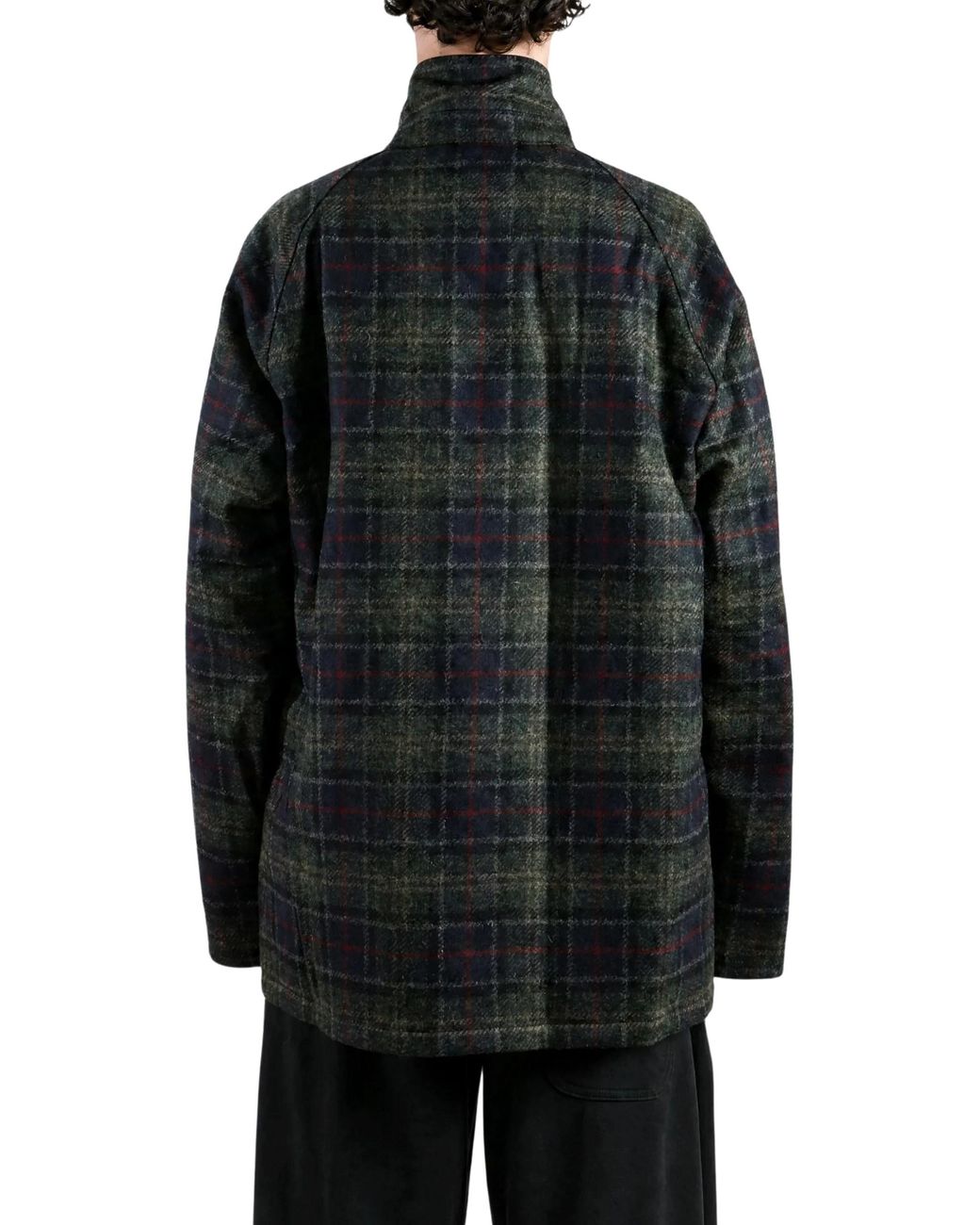 Barbour Black Bedale Wool Jacket for men