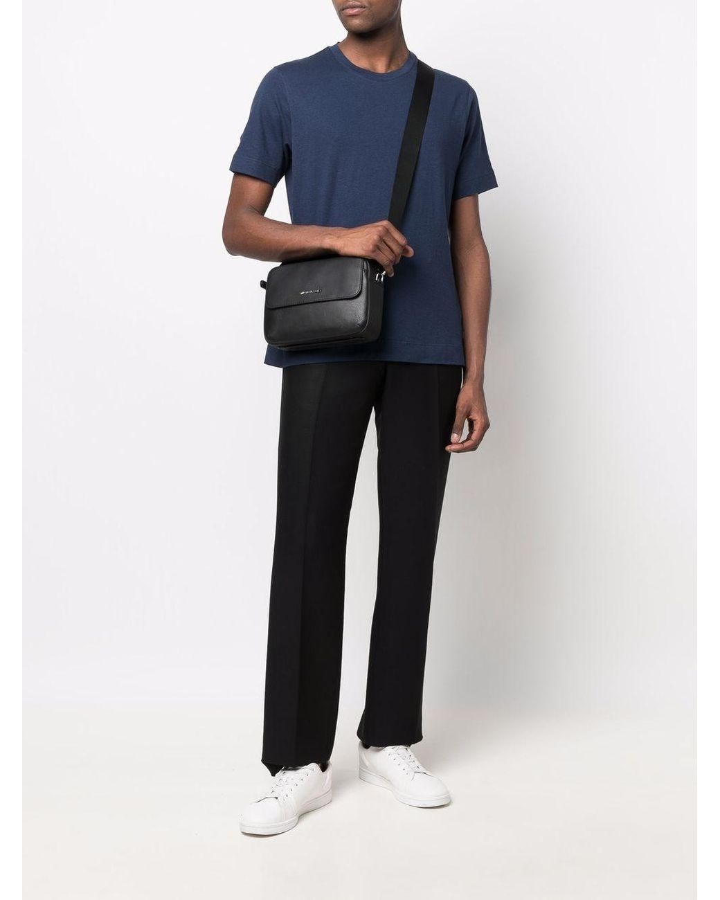 Michael Kors Black Hudson Utility Crossbody Bags for men