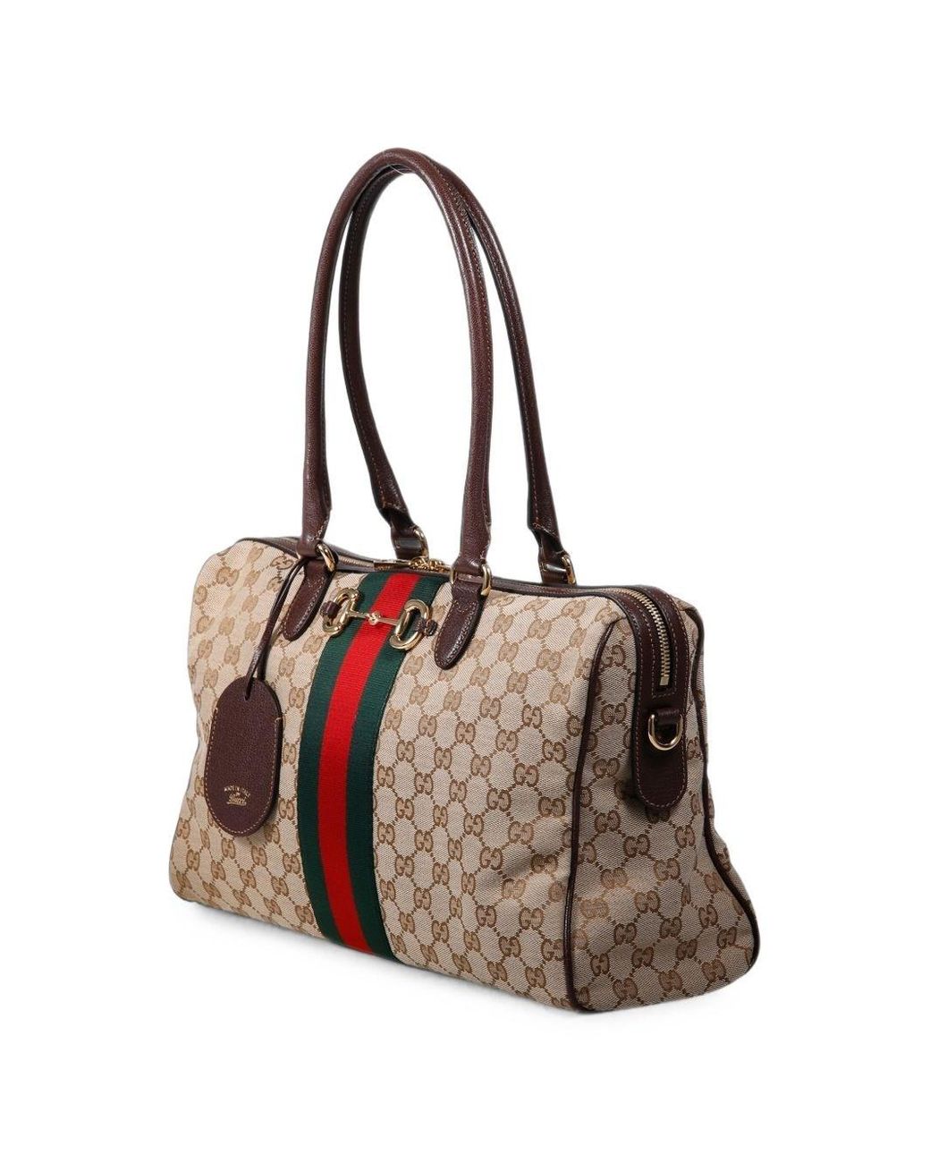 Gucci Brown Borsetto Large Shoulder Bag