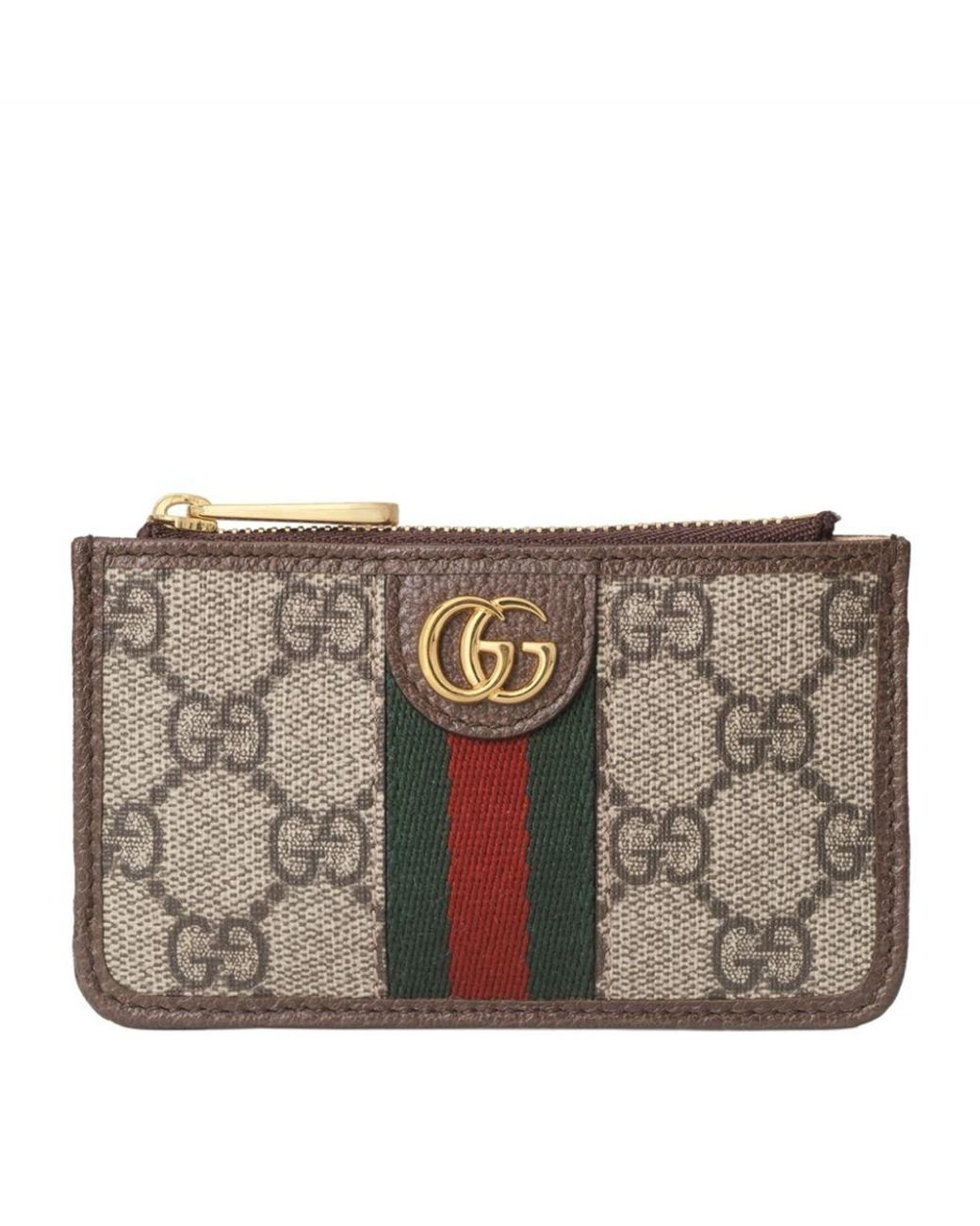 Gucci Ophidia gg Credit Card Case in Brown | Lyst