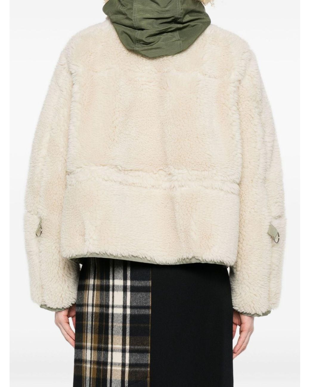 Sacai Natural Shearling Blouson Jacket