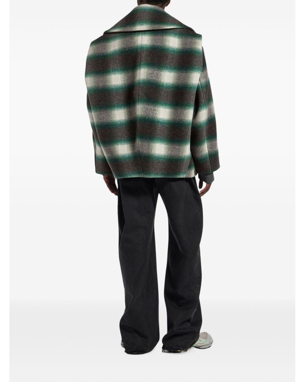 Balenciaga Green Workwear Cocoon Outerwear for men