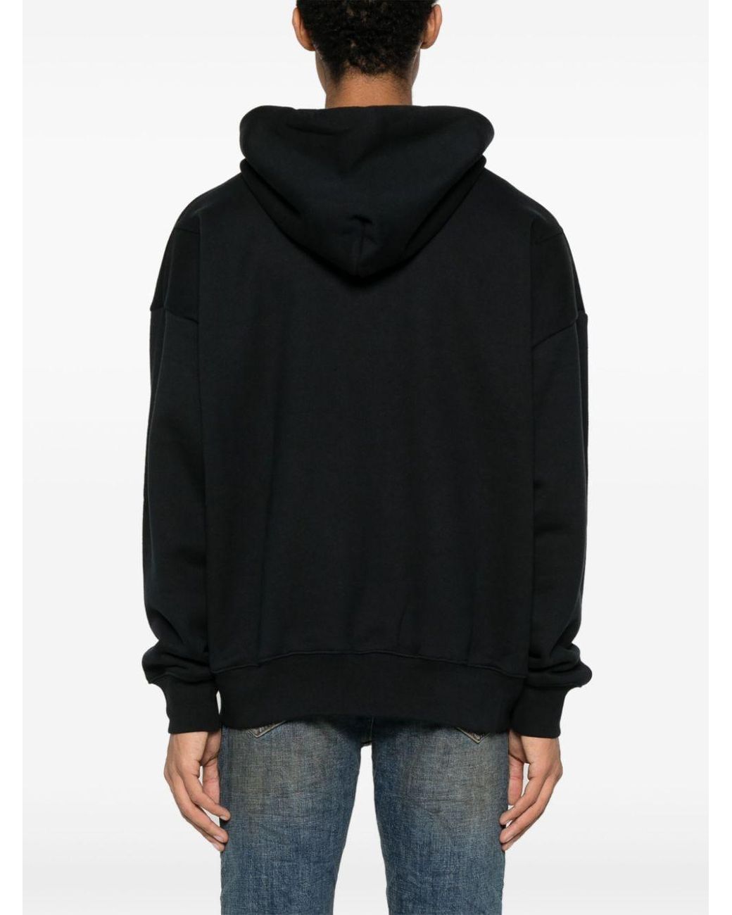 PURPLE BRAND/レザー Zip Up フーディ Purple Brand Collegiate Zip-up Hoodie in Black for Men | Lyst