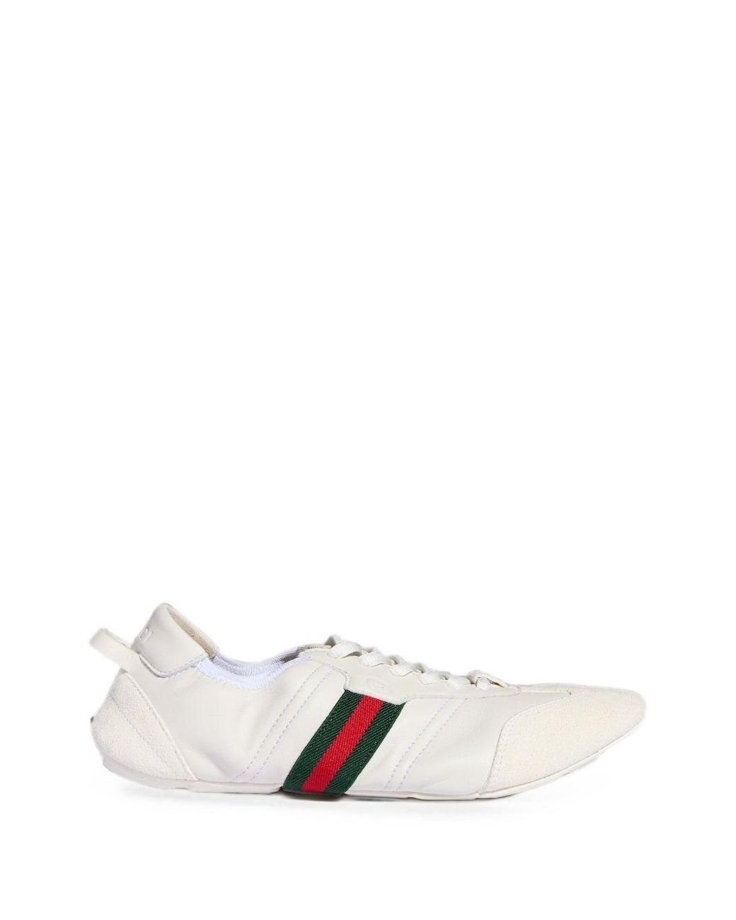Gucci White Flex Sneakers