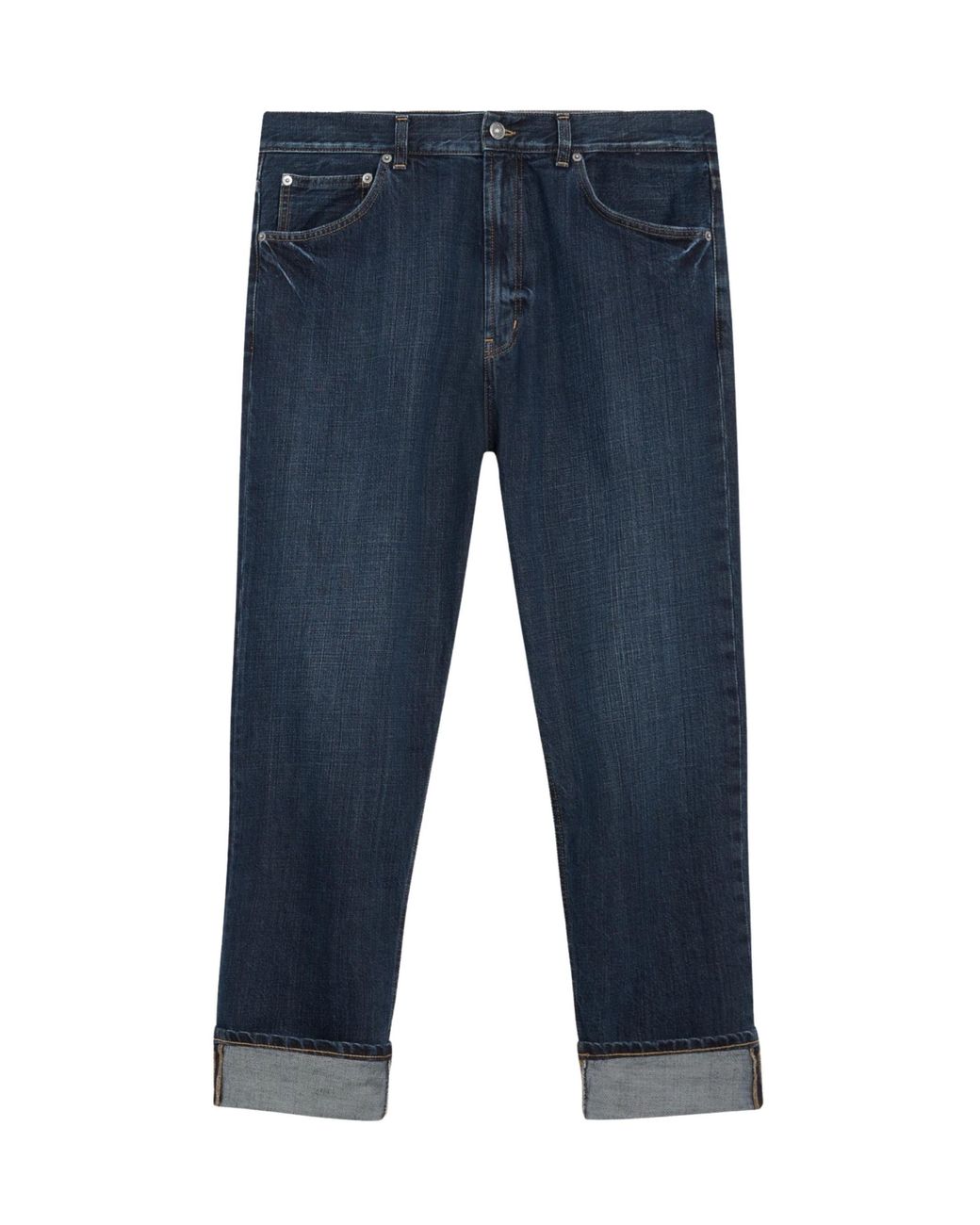 Dondup Blue Straight Leg Jeans Paco for men