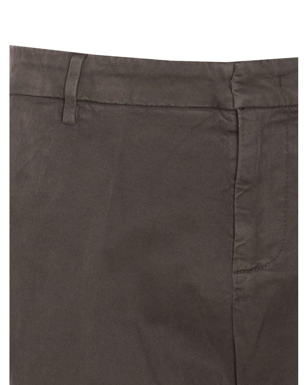 Dondup Gray Gaubert Relax Pants for men