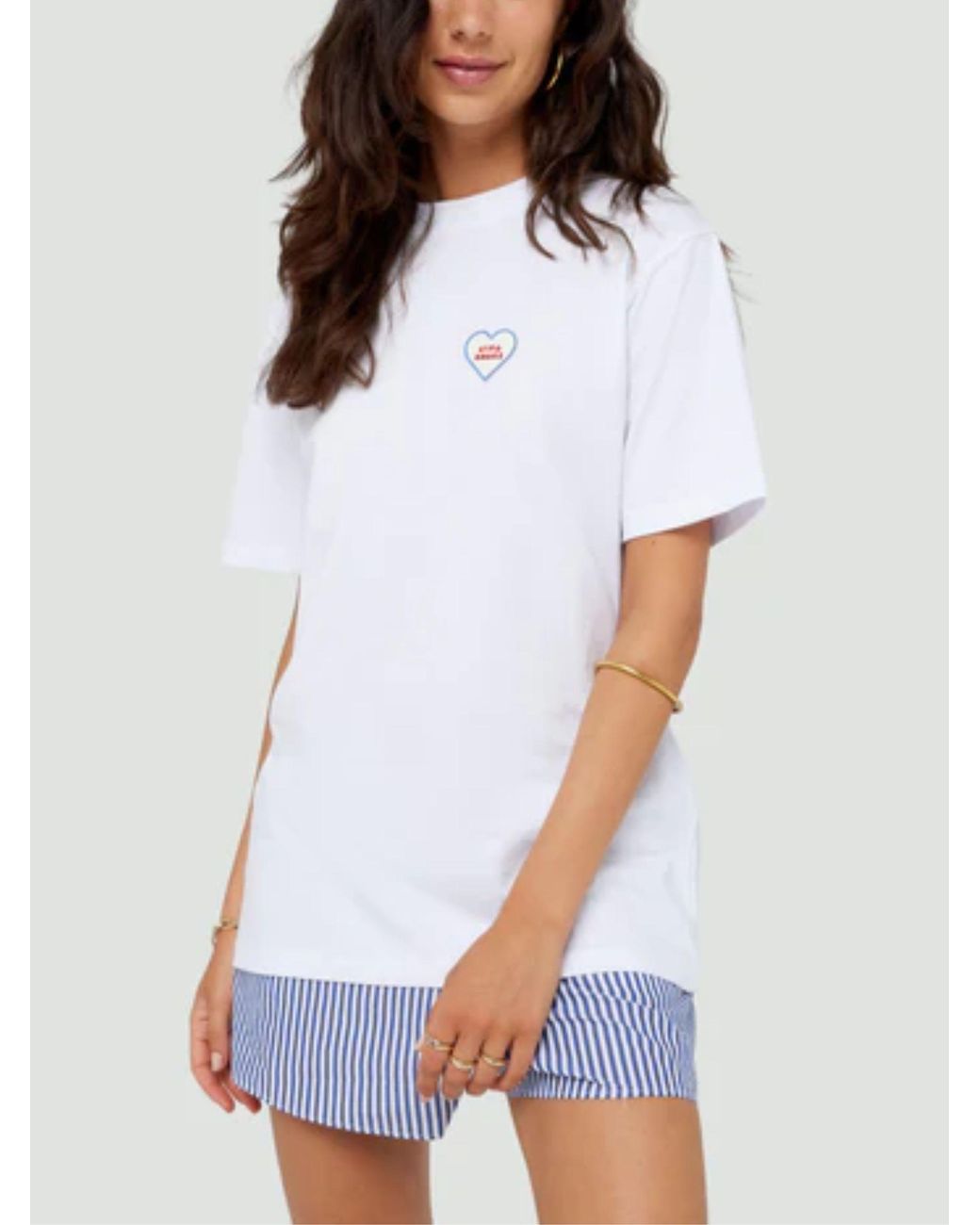 Giada Benincasa White Hello Love T-Shirt