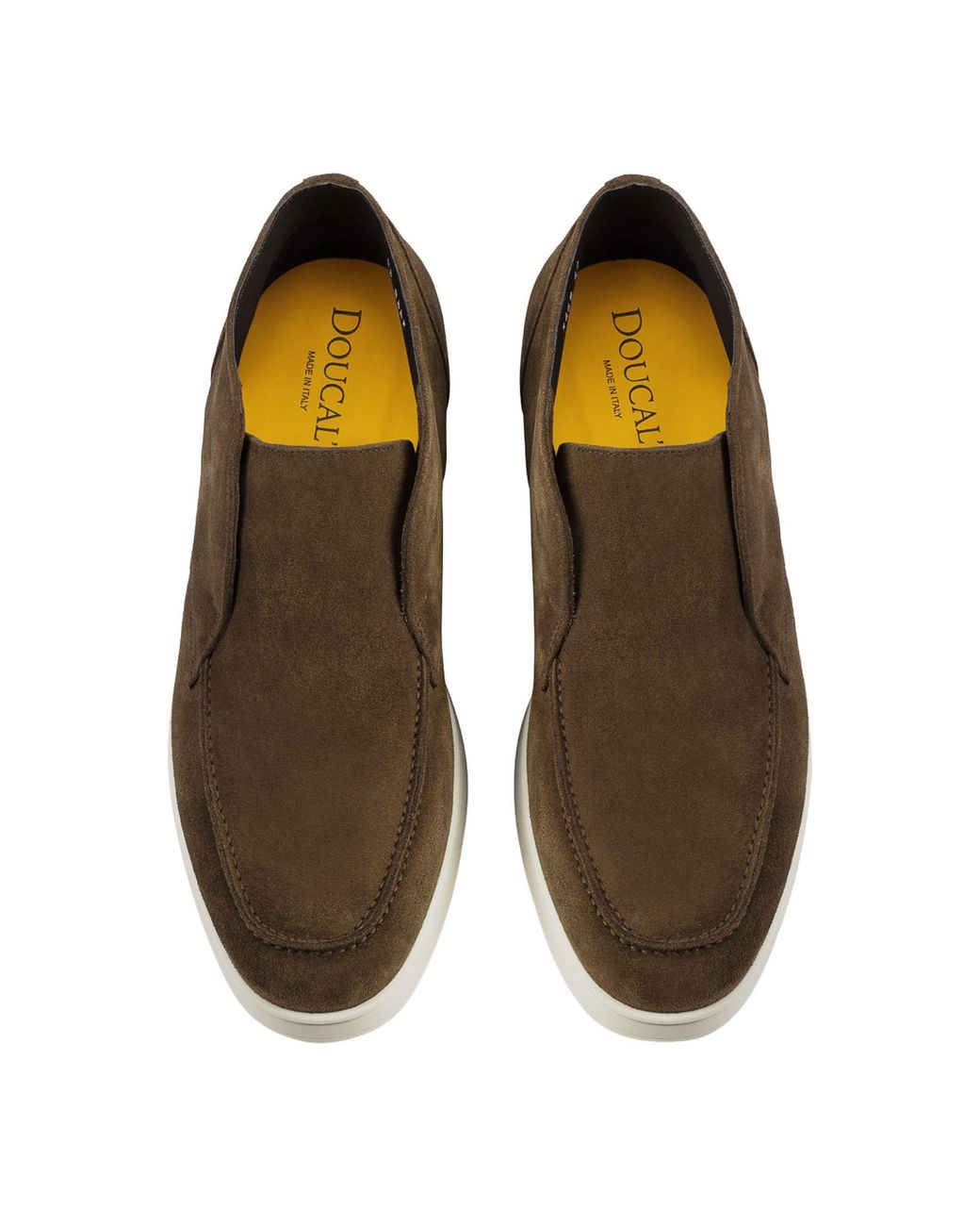 Doucal's Brown Adler Elastic Chukka Boots for men