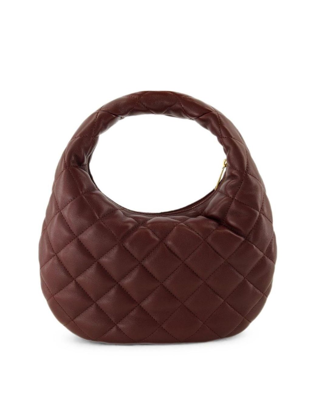 Saint Laurent Brown Icarino Leather Hobo Bag