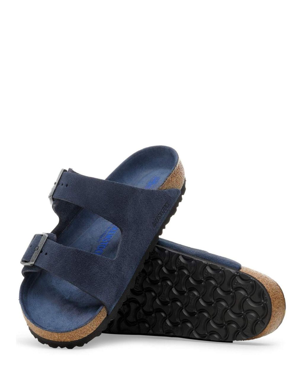 Birkenstock Blue Arizona Slides