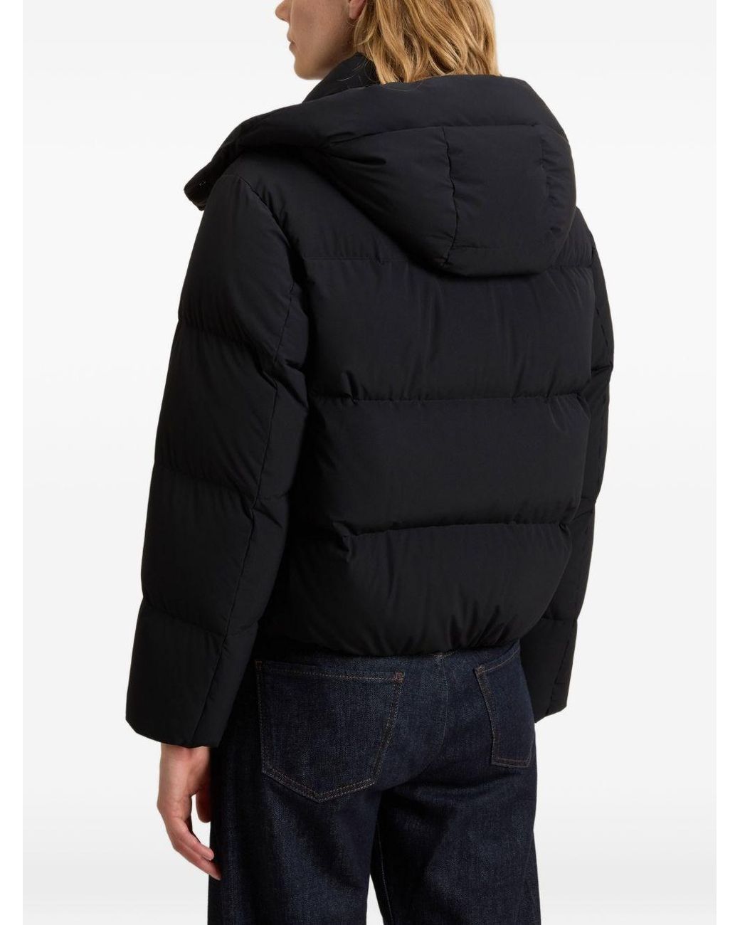 Woolrich Black Madison Short Down Jacket