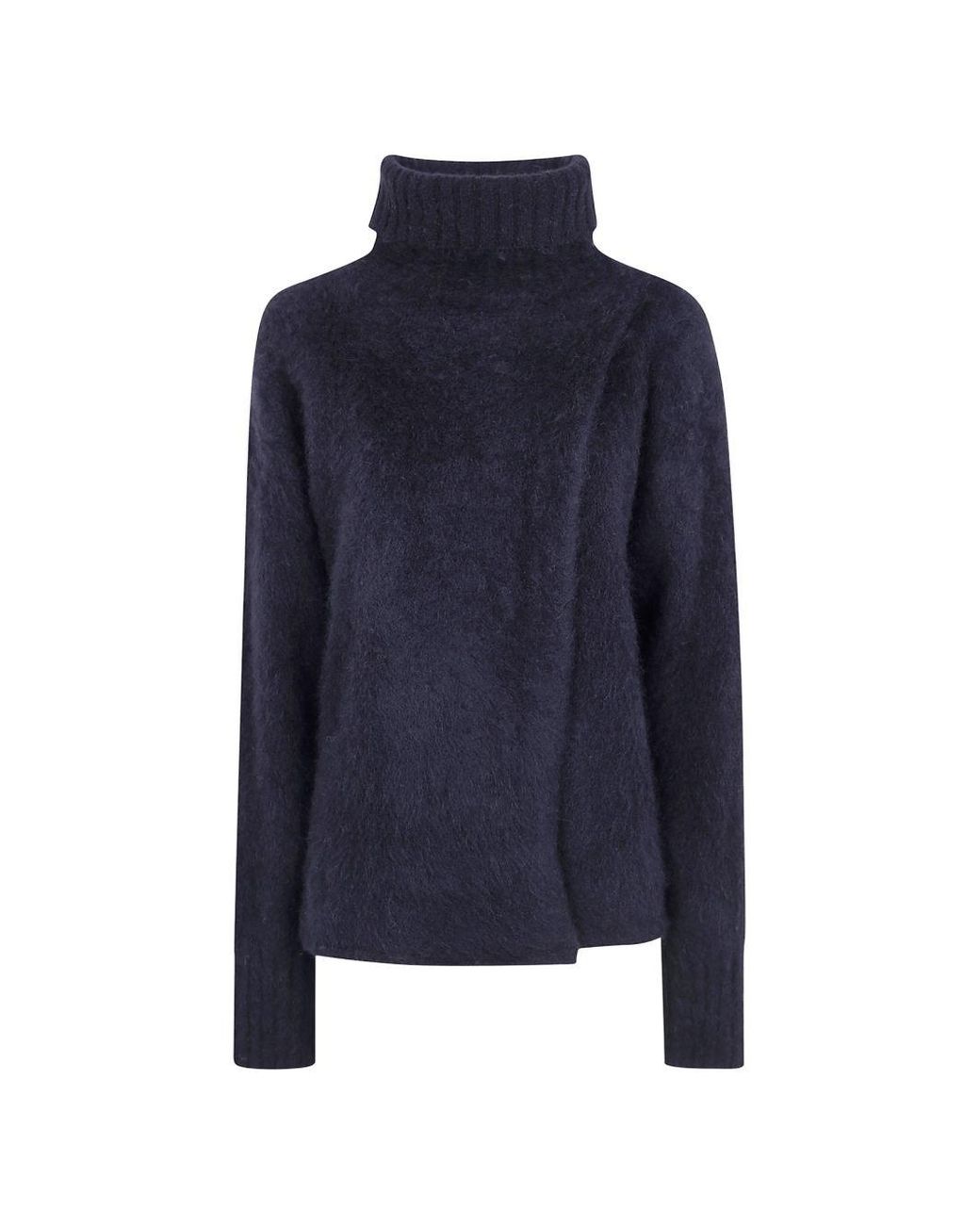 Uma Wang Black Wool Turtle-Neck Sweater