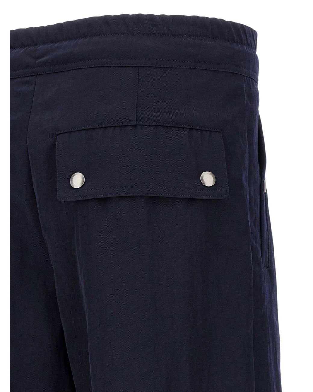 Dries Van Noten Blue Prima Trousers With Elastic Waist for men