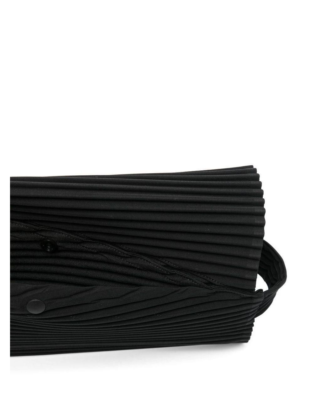 Homme Plissé Issey Miyake Overlap Shoulder Bag in Black for
