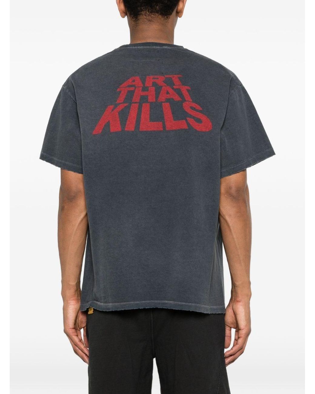 GALLERY DEPT. Blue Skeleton Beach T-Shirt for men