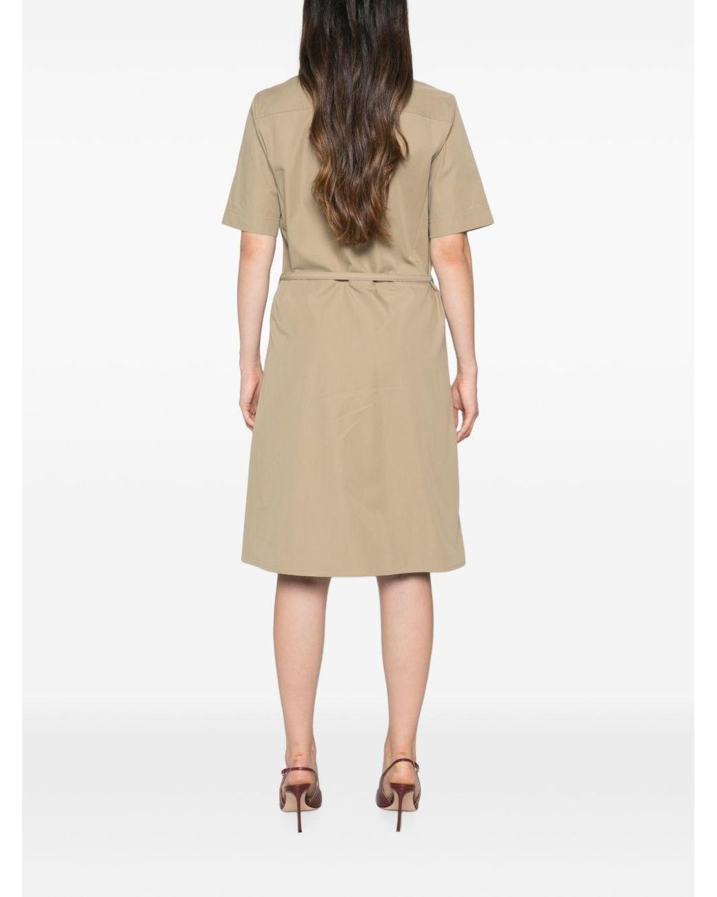 Fendi Natural Cotton Short Dress