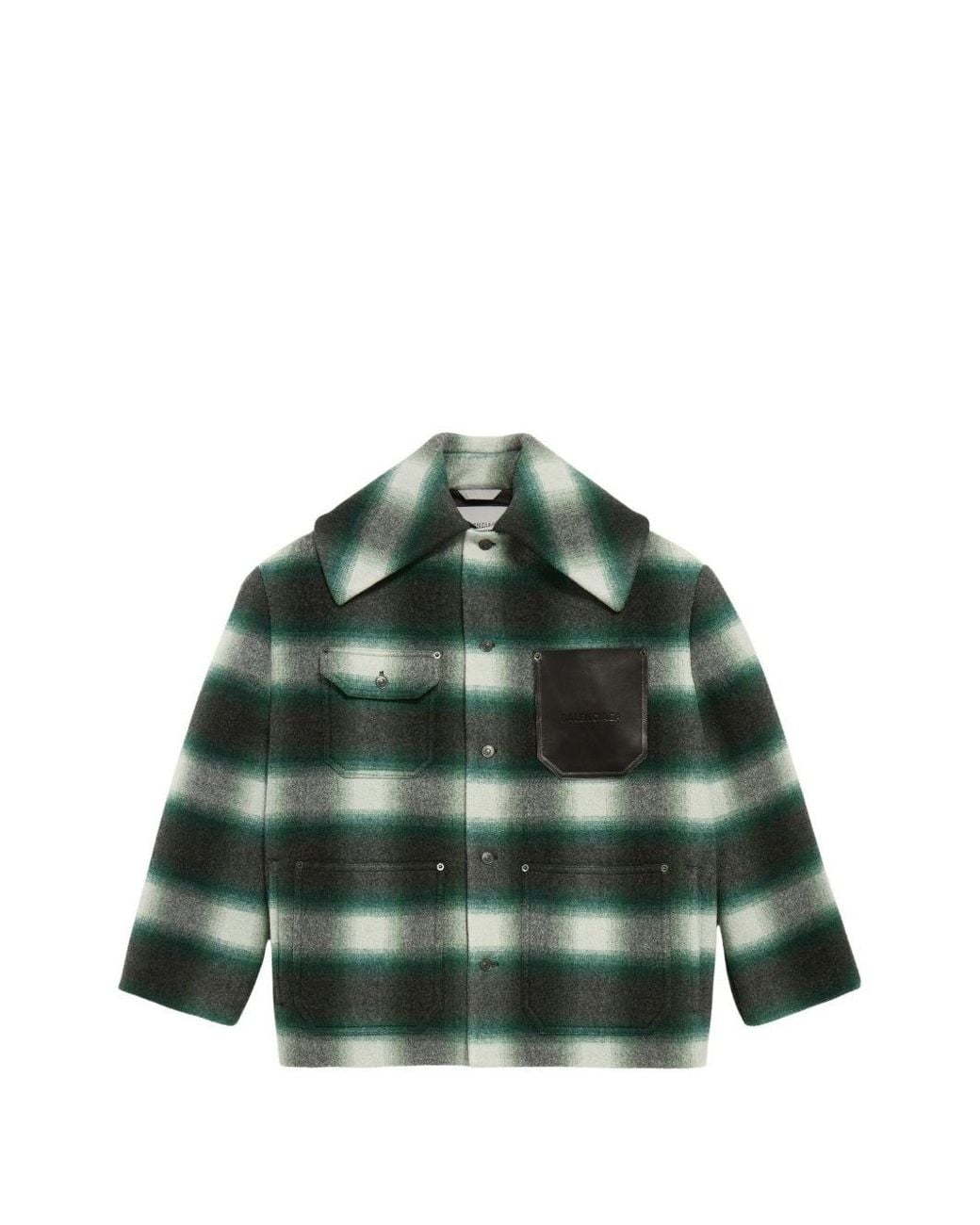 Balenciaga Green Workwear Cocoon Outerwear for men