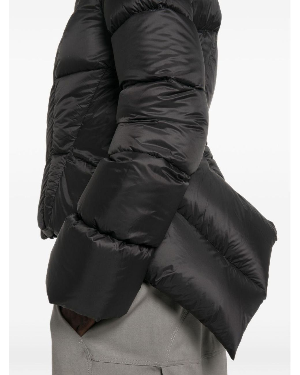 Rick Owens Black Short Down Jacket