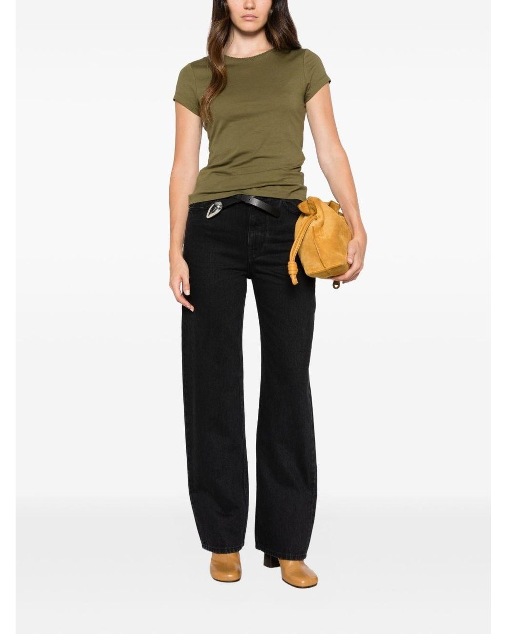 Loewe Black Anagram Denim Jeans