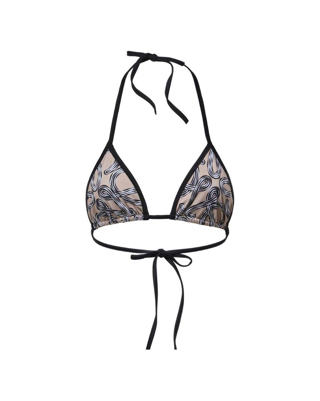 Loewe Natural Anagram Bikini Top