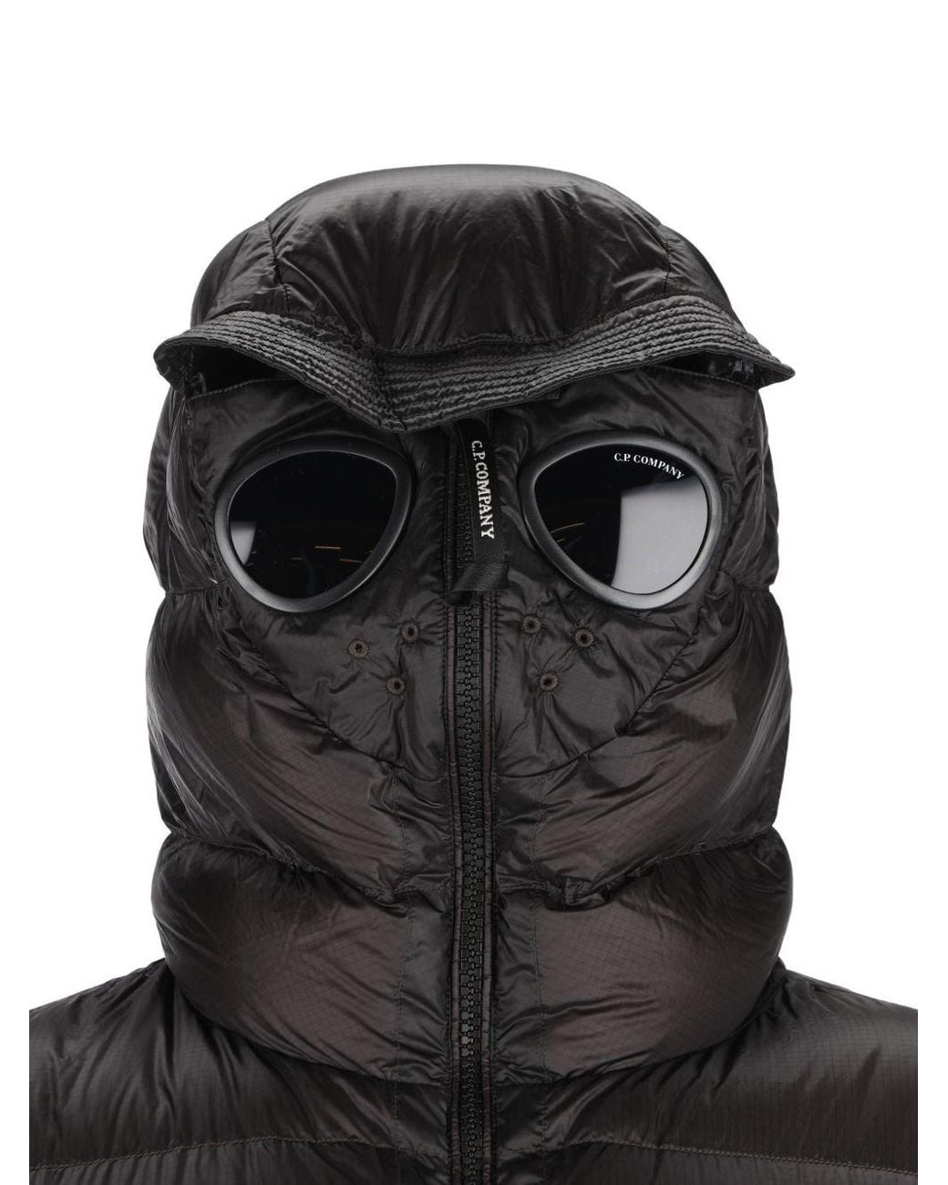 C P Company Black Short Down Jacket for men