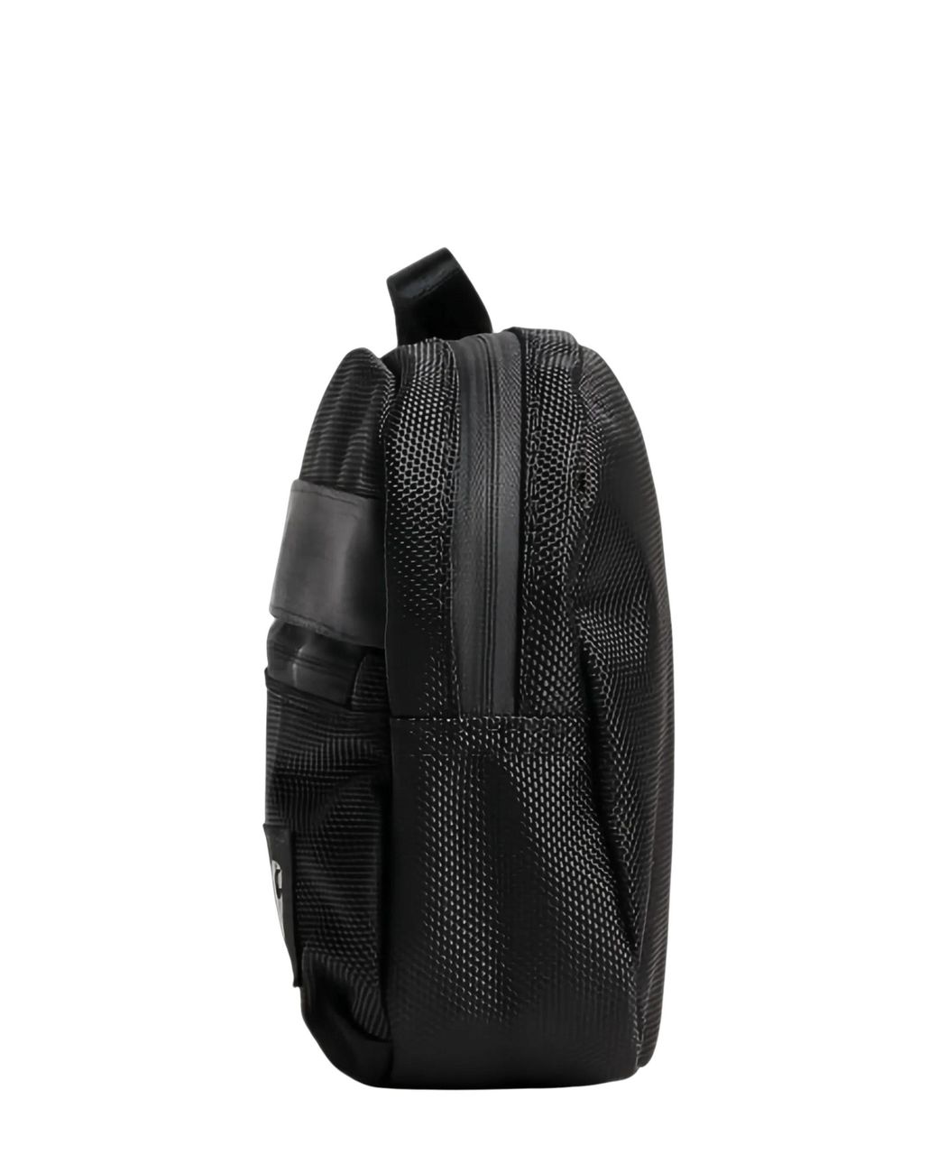 Carhartt Black Richmond Pouch Logo-Patch Clutch Bag for men