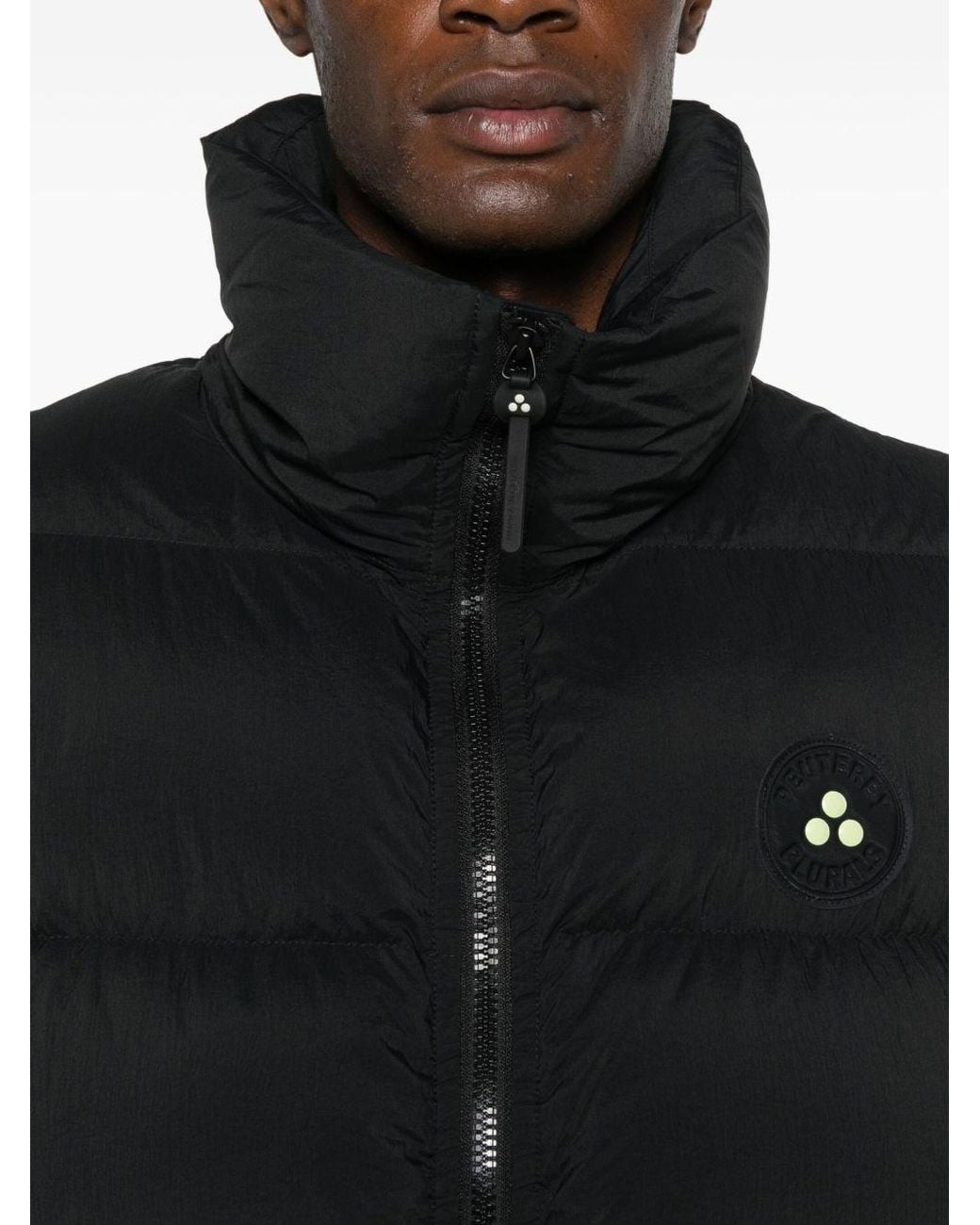 Peuterey Plurals X Tony Effe Black Icon Down Vest for men
