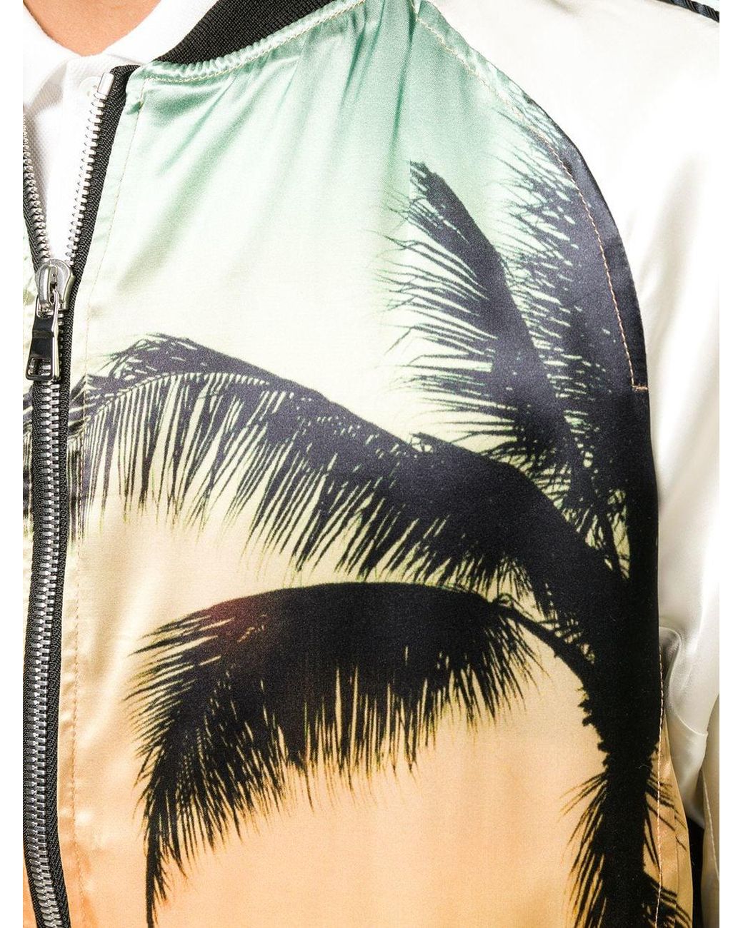 Palm tree outlet bomber jacket