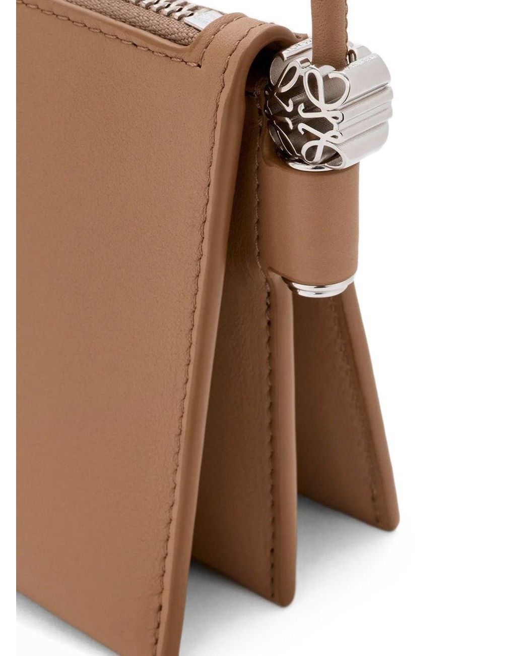 Loewe Brown Joya Leather Pouch