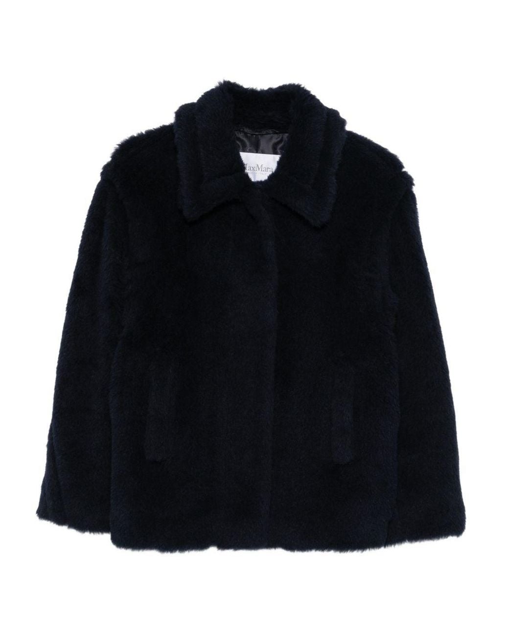 Max Mara Black Wool Short Coat