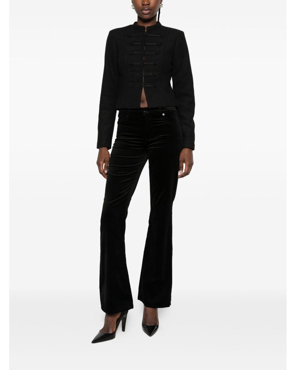 7 For All Mankind Black The Leggy Bootcut