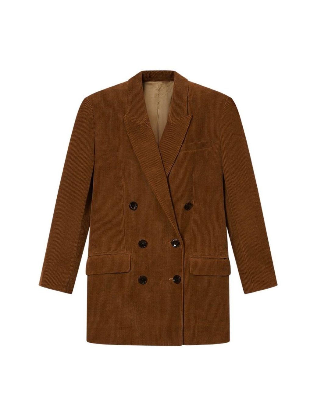 Isabel Marant Brown Rasma Cotton And Linen Jacket