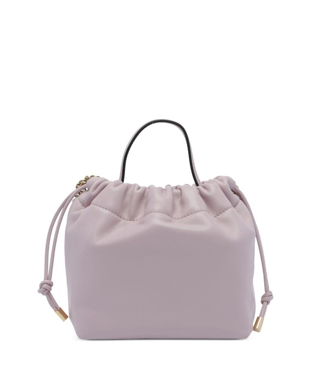 Chloé Purple Icons Leather Mini Bucket Bag