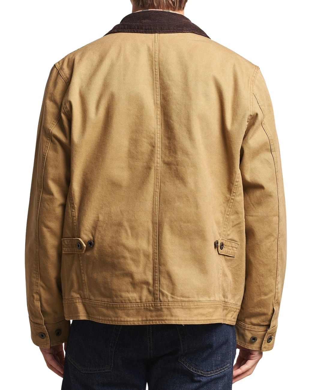 Filson Brown Rustic Canvas Journeyman Canvas Jacket Antique Bronze for men