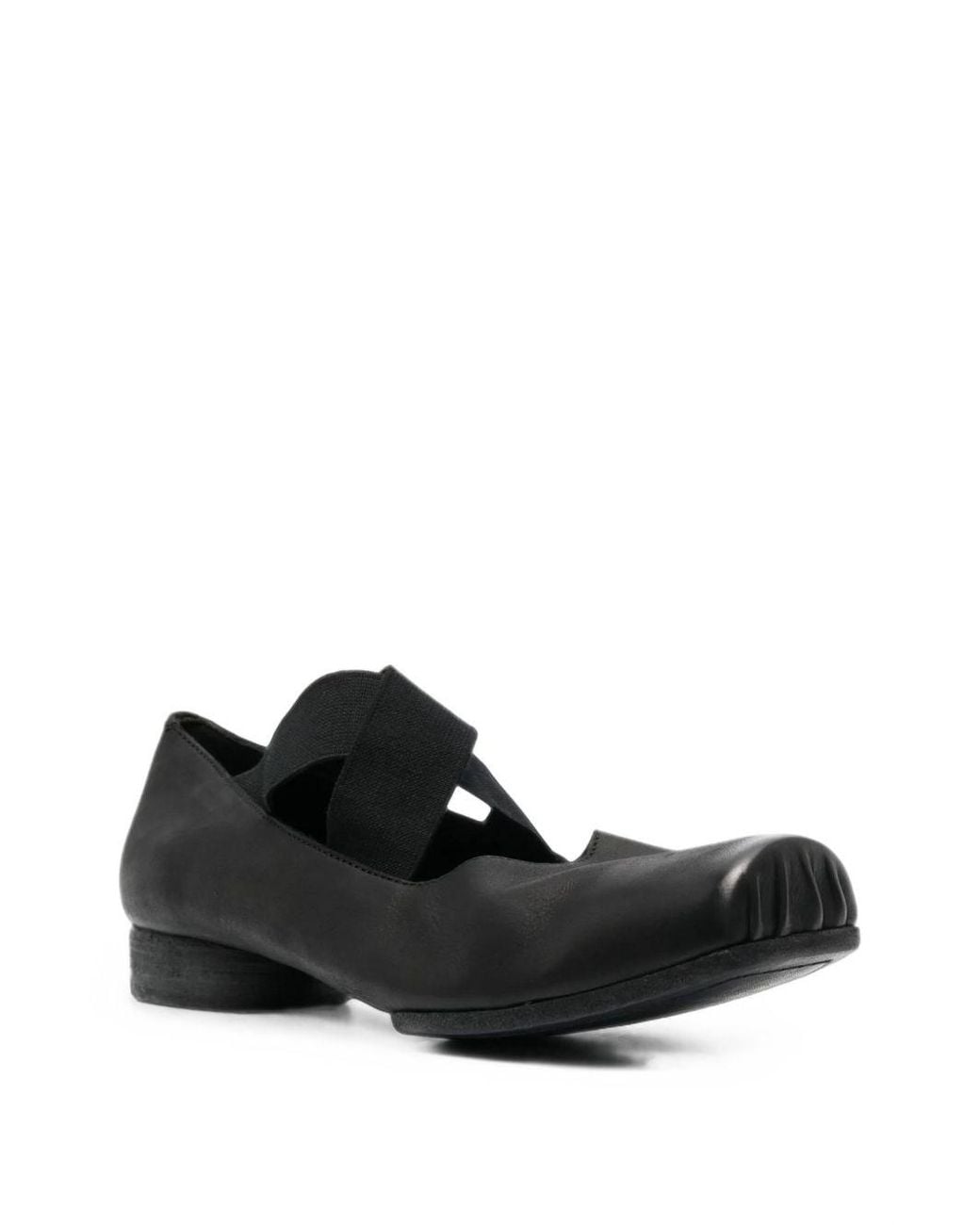 Uma Wang White Leather Ballet Flats