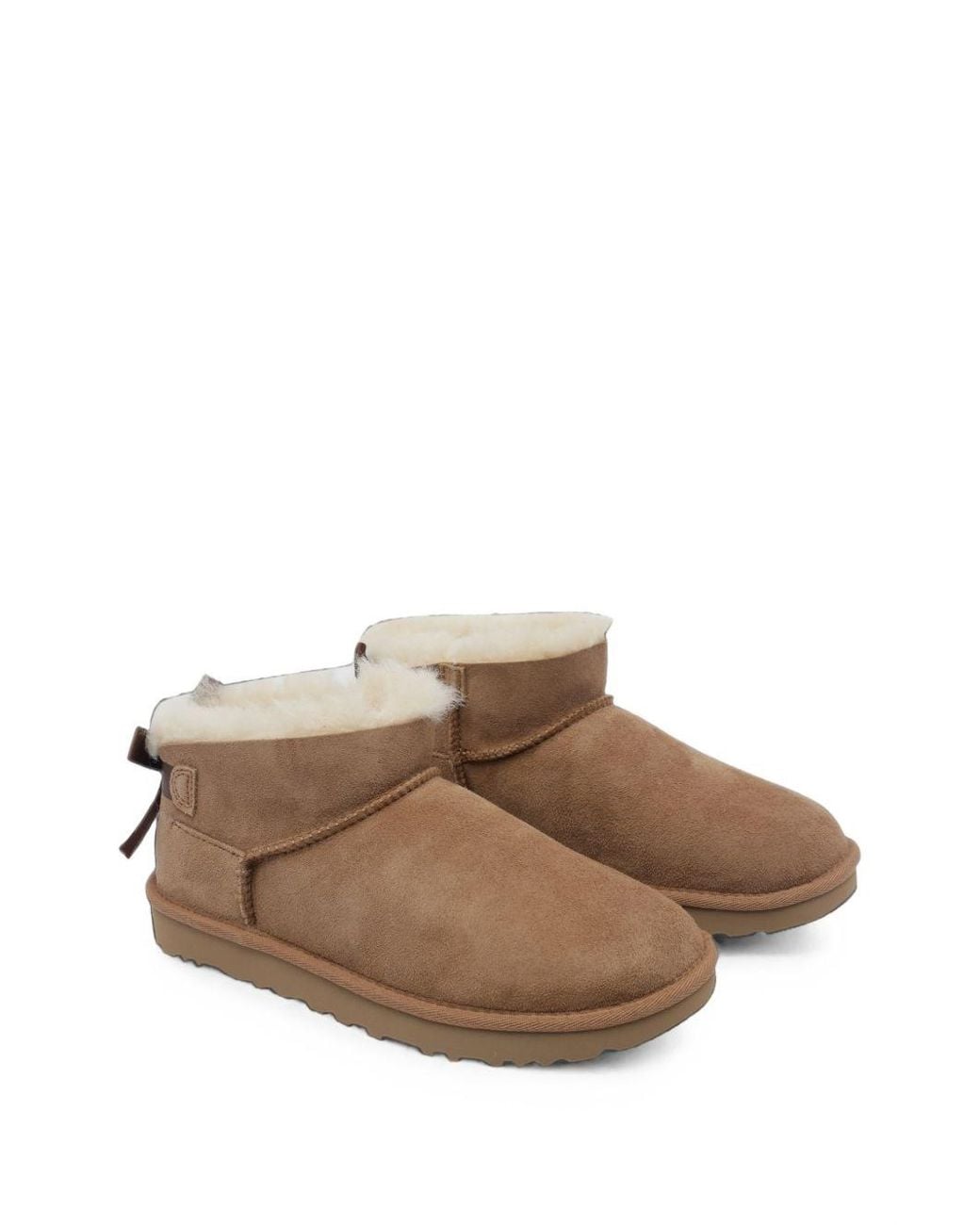Ugg Brown Uiltra Mini Bailey Bow Boots