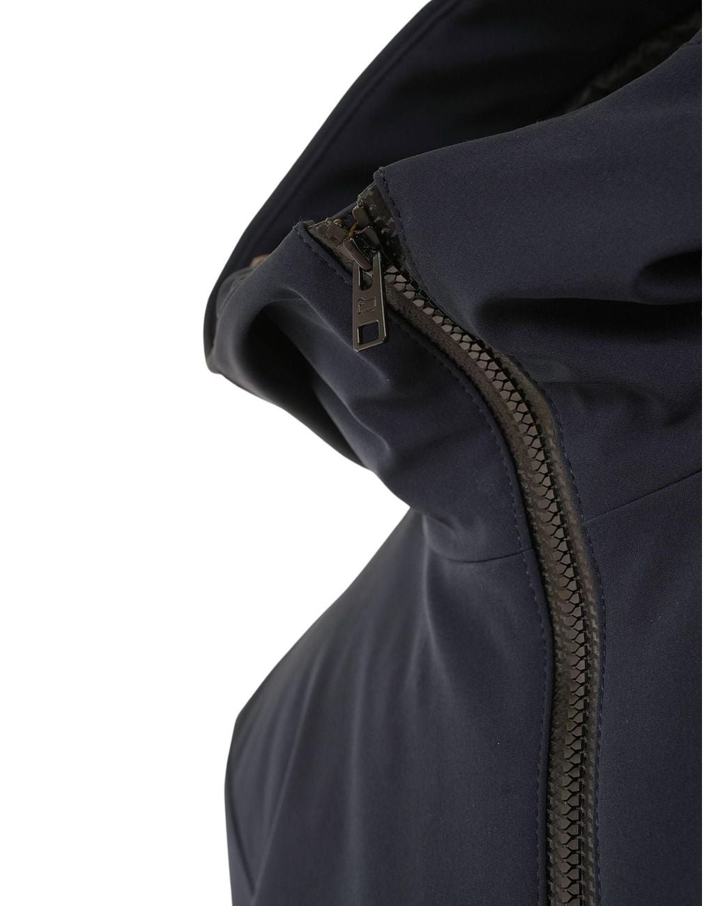 Woolrich Black Stretch Performance Coat for men