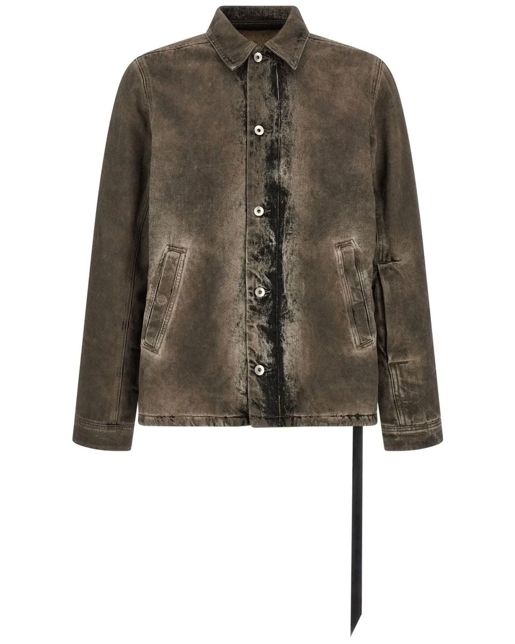 Rick Owens Brown Brad Jacket By for men
