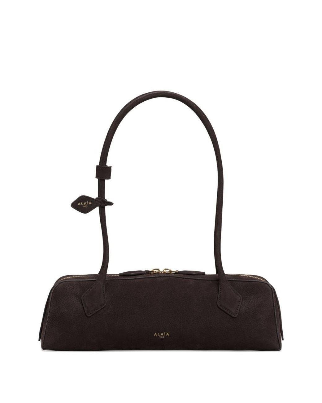 Alaïa Black Le Teckel Medium Leather Shoulder Bag