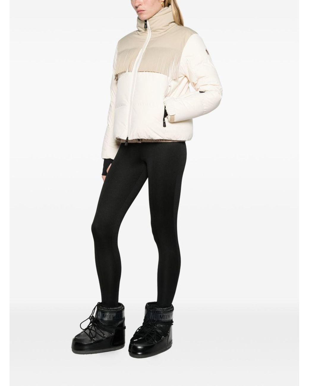 Moncler White Bessin Bomber Jacket