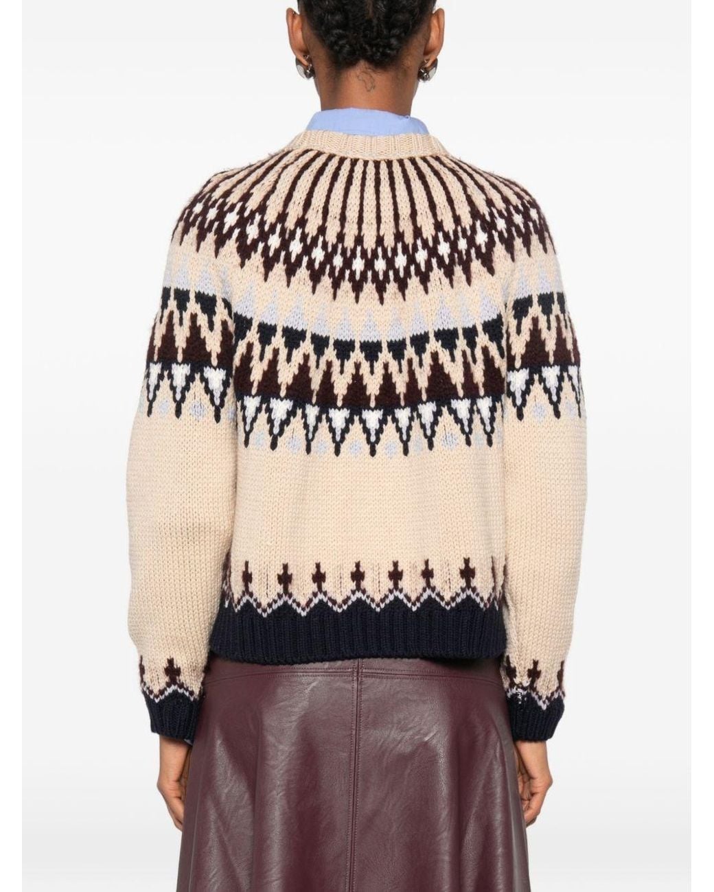 Forte_forte White Wool Crewneck Sweater
