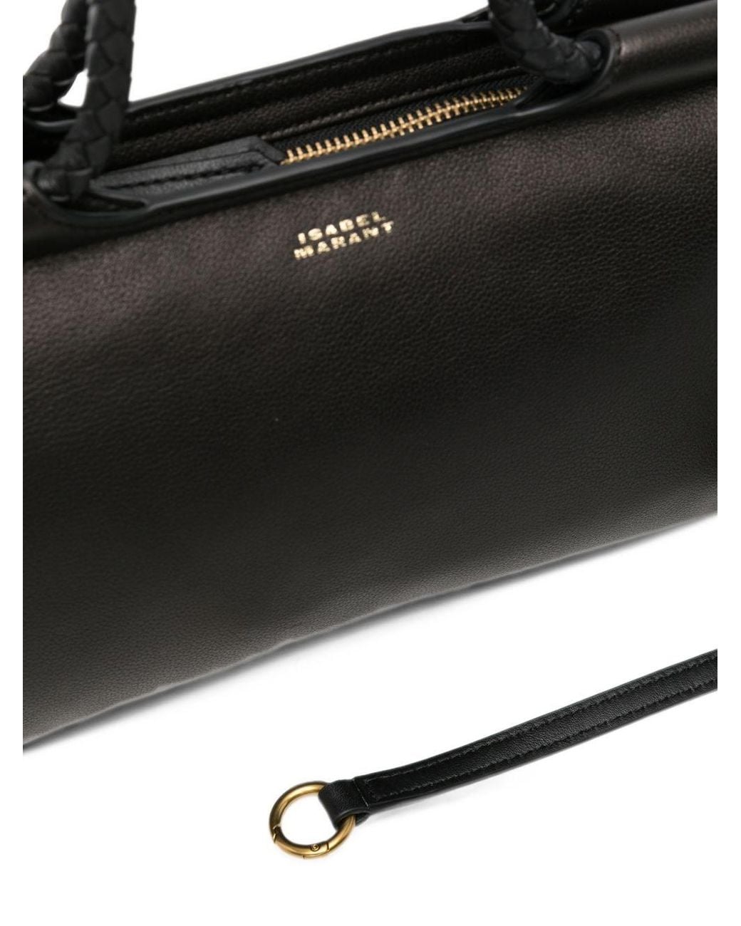 Isabel Marant Black Pipa Leather Handbag