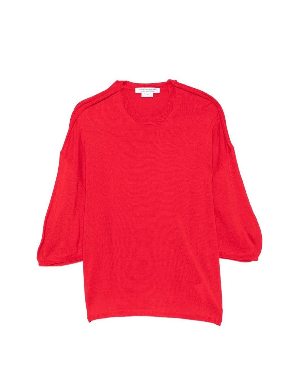 Comme des Garçons Red Wool Blend Sweater By Comme Des Ga