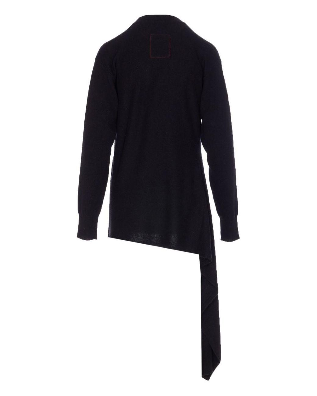 Uma Wang Blue Cashmere Turtle-Neck Sweater