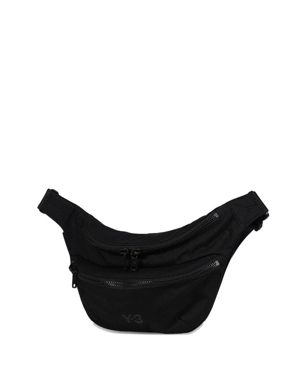 Y-3 Black Nylon Beltbag for men