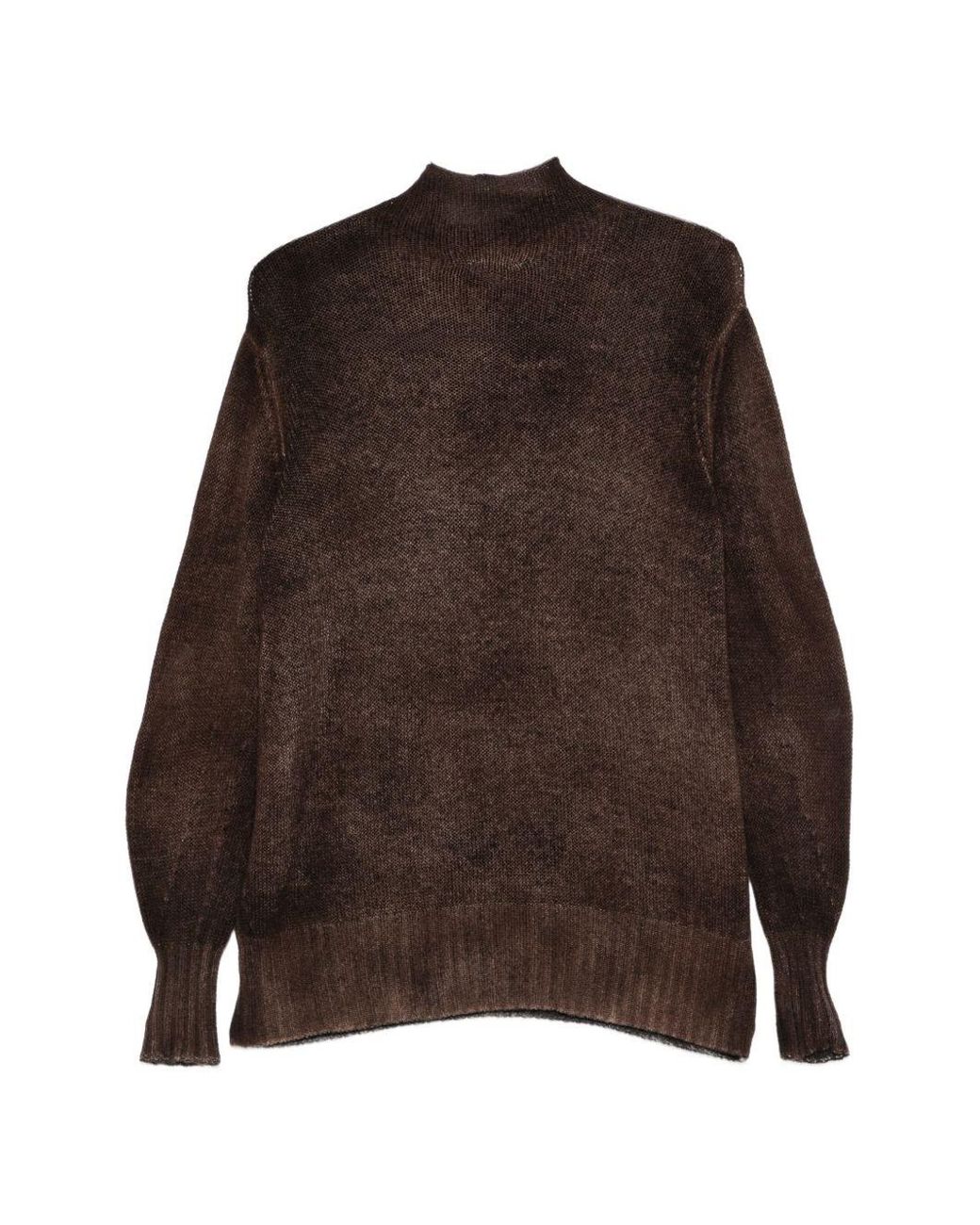 Avant Toi Brown Cashmere Crewneck Jumper