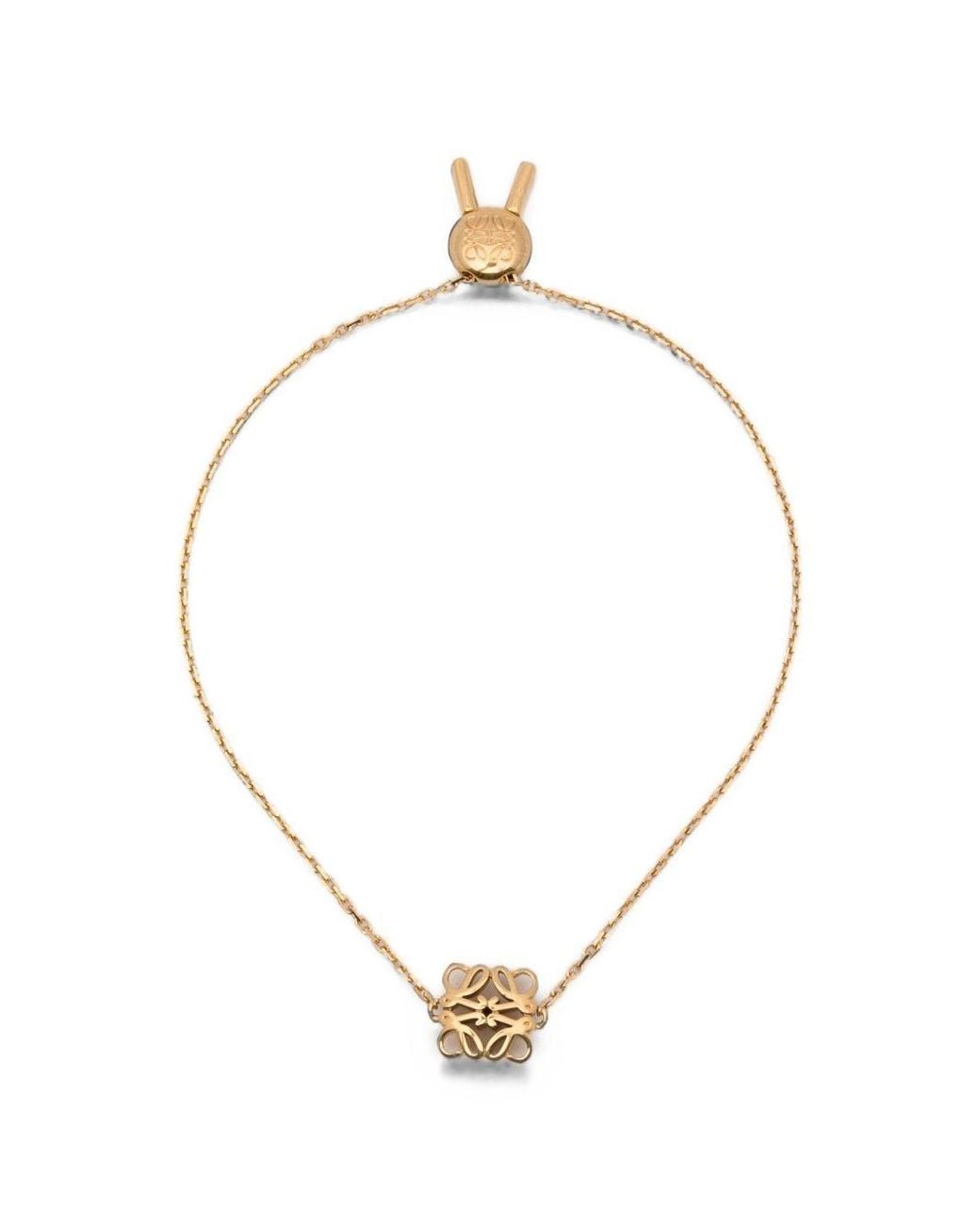Loewe Metallic Anagram Bracelet
