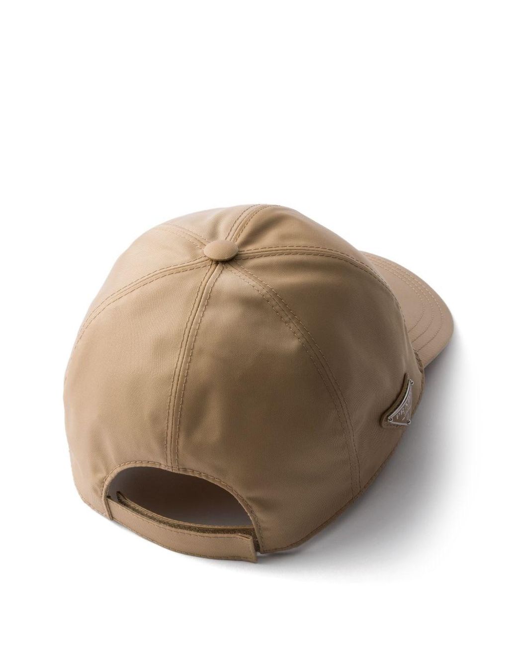 Prada Natural Re-Nylon Baseball Cap for men
