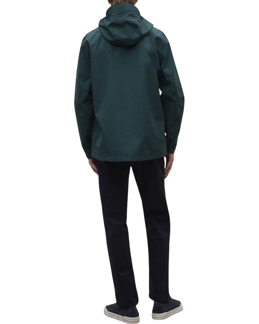 Ecoalf Black Diluvio Jacket for men