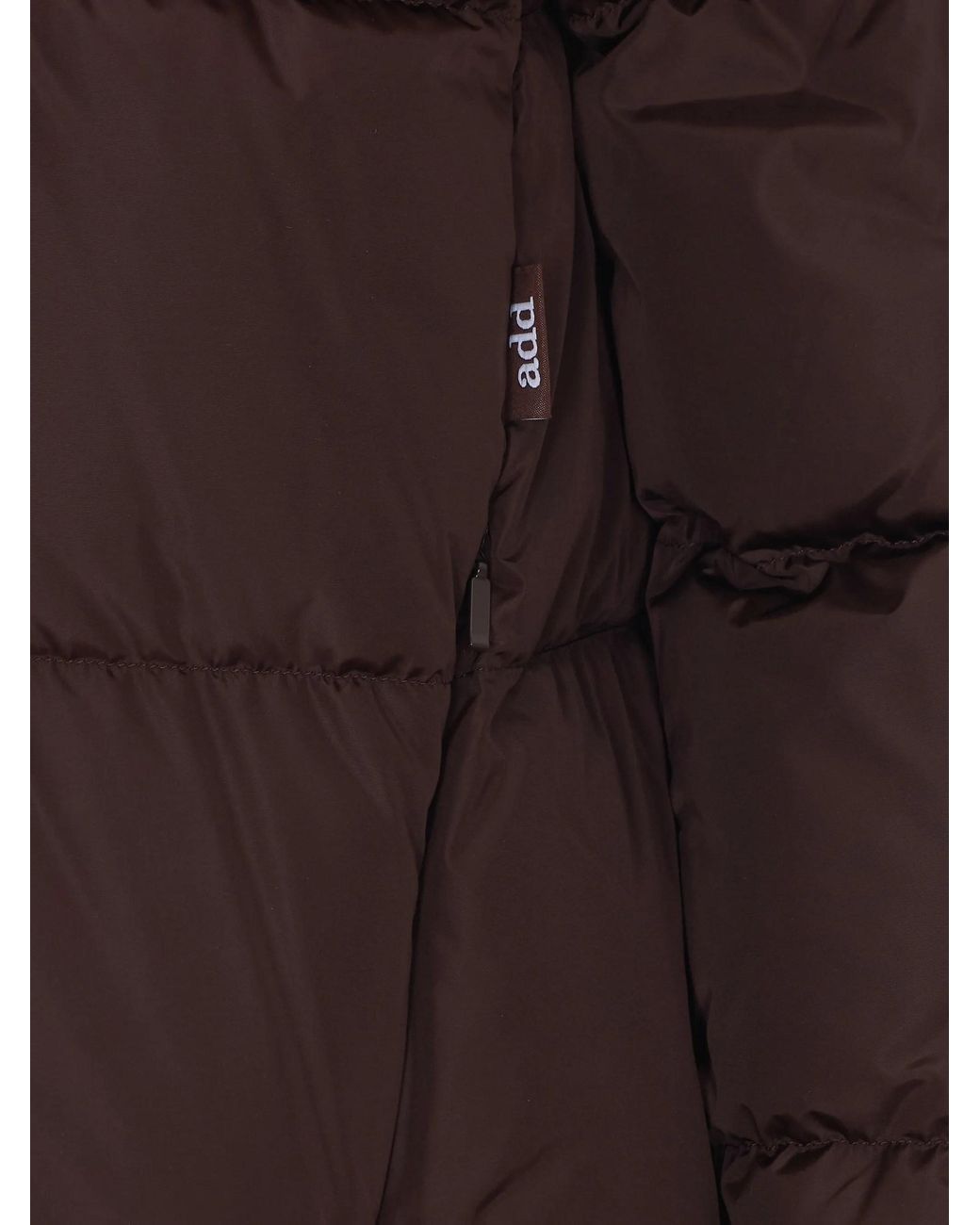 Add Brown Hooded Ped Jacket Bomber Jacket